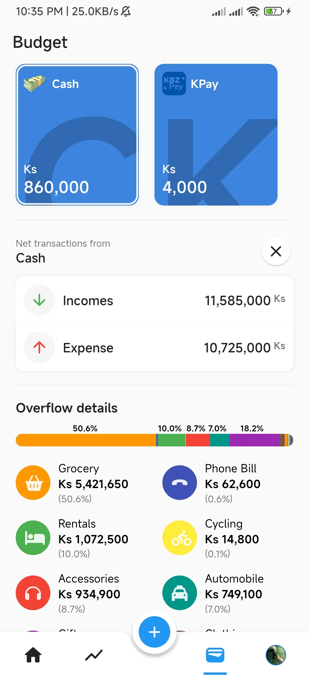 Budget & Category Breakdown