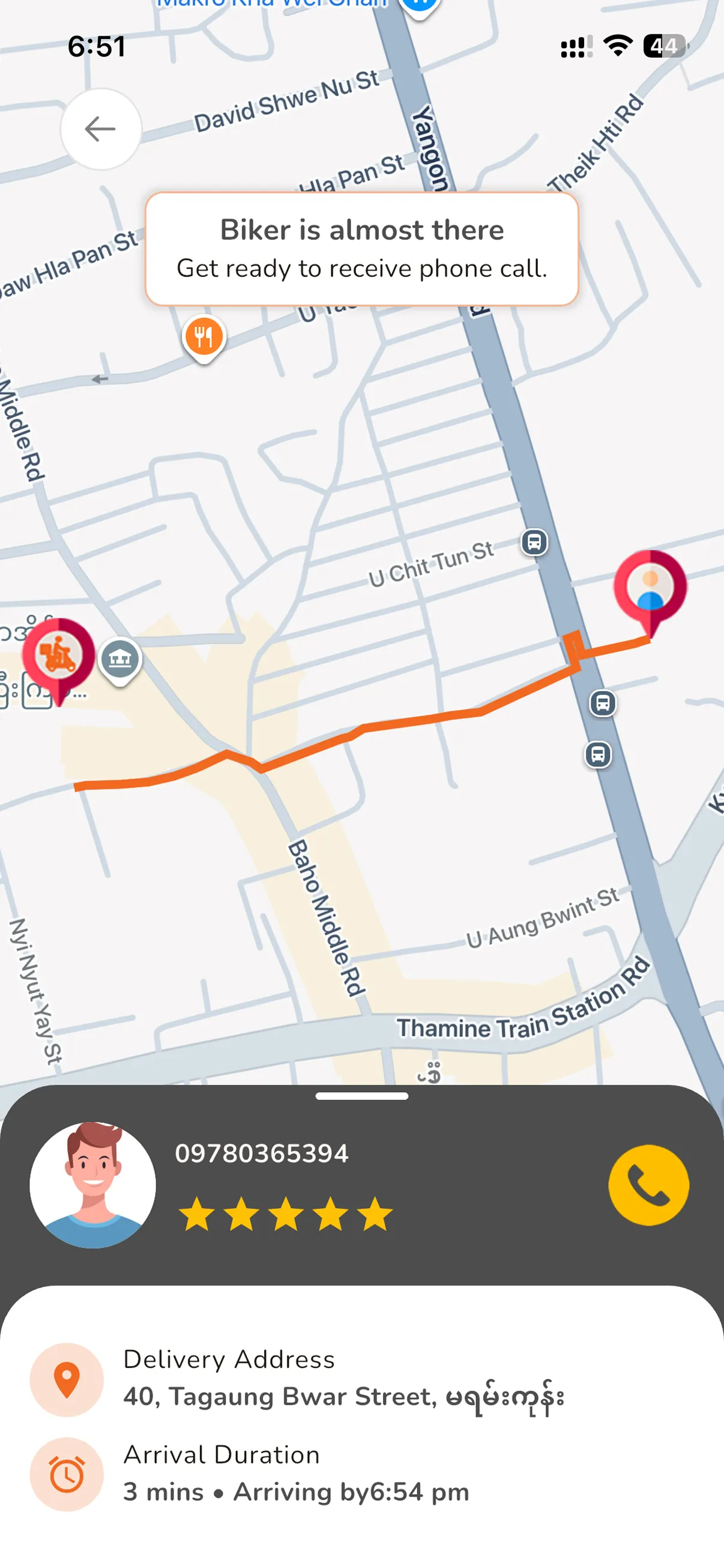 Live rider tracking