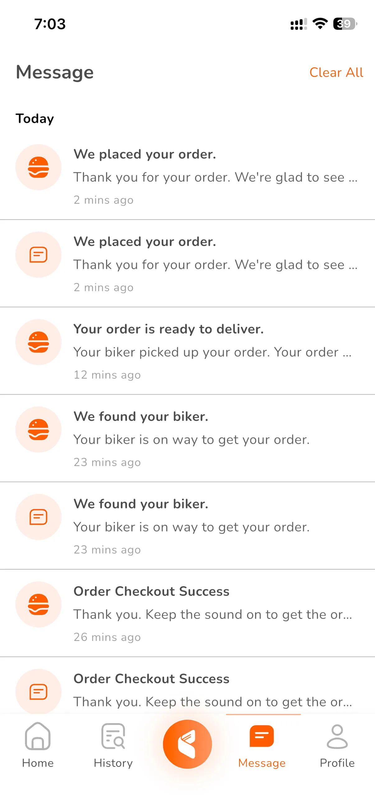 Push & in-app messages