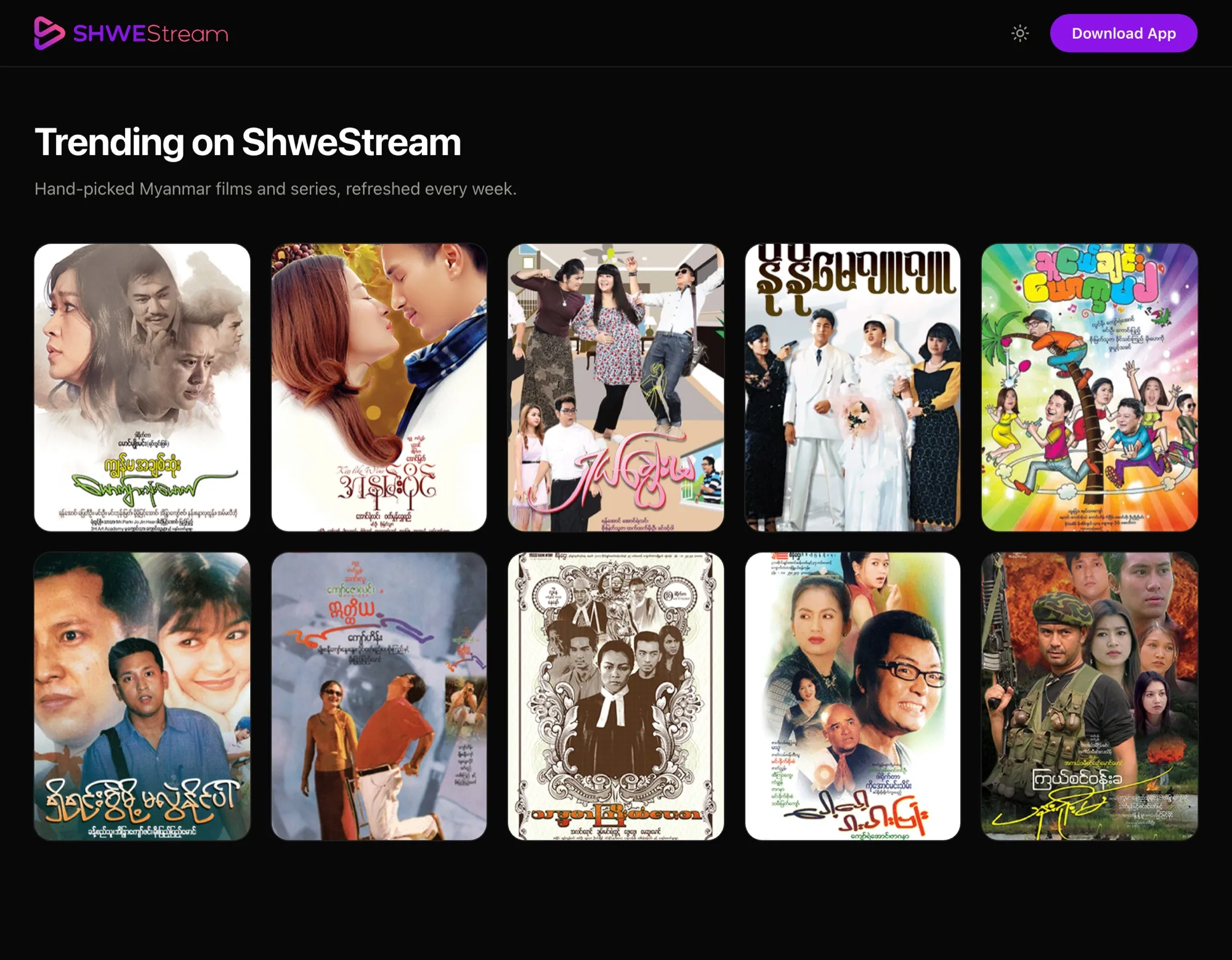 Content showcase